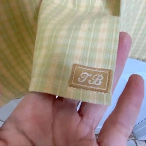 Tommy Bahama silk plaid button down dress shirt size large - Picture 3 of 4